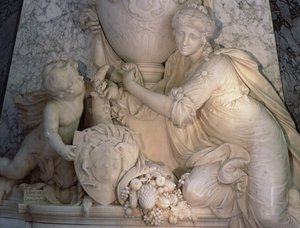 Pomník hraběte z Effinghamu, 1796, detail mramoru 402716
